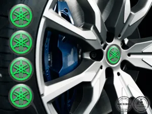 Yamaha Radaufkleber Edition Luxus-Silikon-Stil